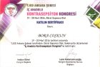 Doç. Dr. Bora Coskun Kadın Hastalıkları ve Doğum sertifikası