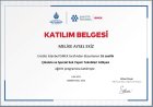 Dyt. Melike Aysel Ekiz Diyetisyen sertifikası