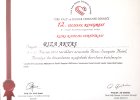 Op. Dr. Rıza Aktaş Kalp Damar Cerrahisi sertifikası