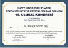 Op. Dr. Mustafa Murat Öztürk Plastik Rekonstrüktif ve Estetik Cerrahi sertifikası