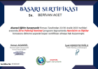 Psk. Dan. Berivan Acet Psikolojik Danışman sertifikası