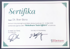 Dt. İlker Bora Diş Hekimi sertifikası