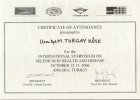 Uzm. Dyt. Turgay Köse Diyetisyen sertifikası