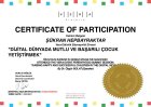 Çocuk Gelişim Uzmanı Şükran Hepbayraktar Çocuk Gelişim Uzmanı sertifikası