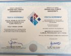 Uzm. Psk. Yekta Korkmaz Psikoloji sertifikası