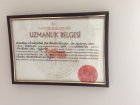 Op. Dr. Evin Nil Uğurlu Kadın Hastalıkları ve Doğum sertifikası