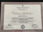 Dyt. İpek Bilal Diyetisyen sertifikası