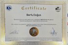 Uzm. Dr. Berfu Doğan Sertifikalı Medikal Estetik sertifikası