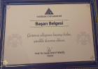 Dyt. Nazen Cesur Diyetisyen sertifikası