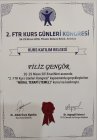 Dr. Öğr. Üyesi Filiz Gengör Fiziksel Tıp ve Rehabilitasyon sertifikası