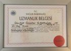 Uzm. Dr. İlkay Arıcan Geleneksel ve Tamamlayıcı Tıp sertifikası