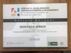 Uzm. Kl. Psk. Merve Kılıç Psikoloji sertifikası
