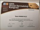 Prof. Dr. Nuran Allı Dermatoloji sertifikası