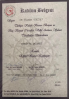 Prof. Dr. Haşmet Yazıcı Kulak Burun Boğaz hastalıkları - KBB sertifikası