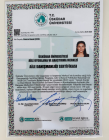 Uzm. Kl. Psk. Cemre Hazal Çevik Psikoloji sertifikası