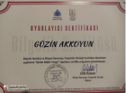 Psk. Güzin Akkoyun Psikoloji sertifikası