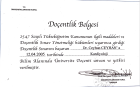 Prof. Dr. Ceyhun Ceyhan Kardiyoloji sertifikası