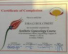 Op. Dr. Esra Çabuk Cömert Kadın Hastalıkları ve Doğum sertifikası