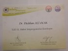 Op. Dr. Diclehan Ali Dicle Göz Hastalıkları sertifikası