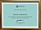 Dyt. İsmail Kabadayı Diyetisyen sertifikası