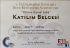 Dil ve Konuşma Terapisti Serap Sezer Dil Konuşma Bozuklukları sertifikası