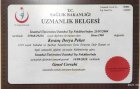 Doç. Dr. Kıvanç Derya Peker Genel Cerrahi sertifikası
