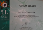 Uzm. Dr. Aslıhan Baran Nöroloji (Beyin ve Sinir Hastalıkları) sertifikası