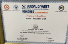 Dyt. Meltem Gök Diyetisyen sertifikası