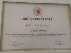 Dr. Psk. Bahar Akoğlu Psikoloji sertifikası