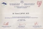 Op. Dr. Mehmet Yavuz Çapan Genel Cerrahi sertifikası