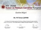 Op. Dr. Mehmet Yavuz Çapan Genel Cerrahi sertifikası