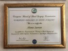 Op. Dr. Ahmet Savran Ortopedi ve Travmatoloji sertifikası