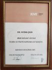 Dt. Fatma Çelik Diş Hekimi sertifikası