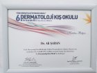 Uzm. Dr. Ali Şahan Dermatoloji sertifikası