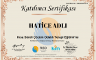 Psk. Hatice Adli Psikoloji sertifikası