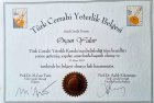 Doç. Dr. Orçun Yalav Genel Cerrahi sertifikası