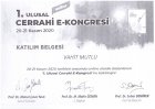 Op. Dr. Vahit Mutlu Genel Cerrahi sertifikası