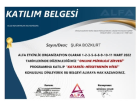 Psk. Şura Bozkurt Psikoloji sertifikası