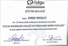 Klinik Psikolog  Emre Murat Klinik Psikolog sertifikası