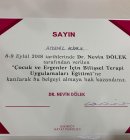 Uzm. Kl. Psk. Aydeniz Akbalık Psikoloji sertifikası