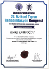 Uzm. Dr. Emre Latifoğlu Fiziksel Tıp ve Rehabilitasyon sertifikası