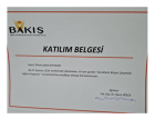Uzm. Psk. Dan. Özlem Şafak Psikolojik Danışman sertifikası