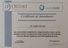 Dr. Saffet Dursun Ortodonti (Çene-Diş Bozuklukları) sertifikası