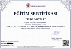 Aile Danışmanı Tuba Soyalp Aile Danışmanı sertifikası