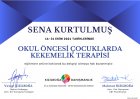 Dil ve Konuşma Terapisti Sena Kurtulmuş Dil Konuşma Bozuklukları sertifikası
