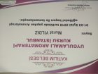 Op. Dr. Muharrem Murat Yıldız Üroloji sertifikası