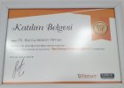 Dt. Burcu Keskin Yılmaz Diş Hekimi sertifikası