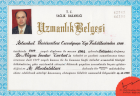 Prof. Dr. Serdar Turhal Tıbbi Onkoloji sertifikası