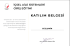 Uzm. Psk. Dan. Ece Şahin Psikolojik Danışman sertifikası