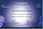 Dil ve Konuşma Terapisti Rıdvan Halit Pamuk Dil Konuşma Bozuklukları sertifikası